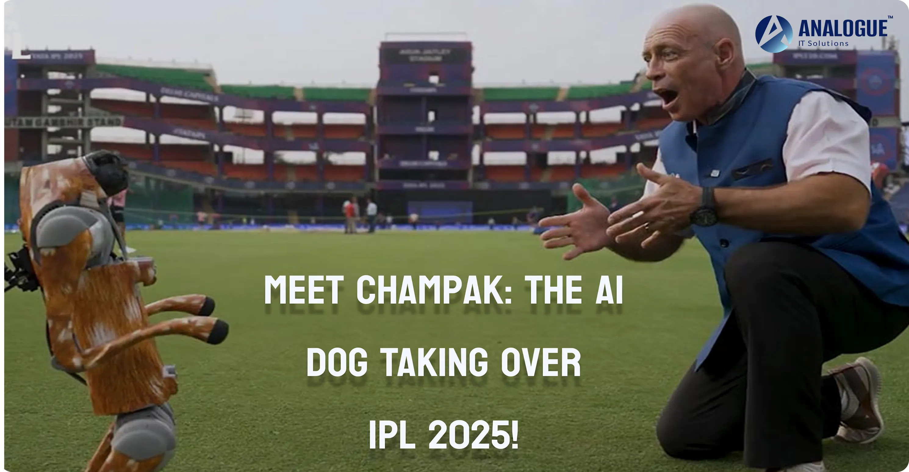 Meet Champak: The AI Dog Taking Over IPL 2025!